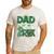 Dad Of The Two Rex Birthday Dinosaur Family Matching Men's Casual T-Shirt White
