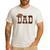 Dad Western Family Matching Birthday Cowboy Cowgirl Men's Casual T-Shirt White