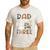 Dad Of The Wild And Three 3 Birthday Zoo Theme Safari Jungle Men's Casual T-Shirt White