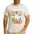 Dad Of The Wild Two Zoo 2nd Birthday Safari Jungle Animal Men's Casual T-Shirt White Dad Of The Wild Two Zoo 2nd Birthday Safari Jungle Animal Men's Casual T-Shirt White