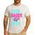 Dada Daddy Dad Bruh Baseball Drip Ice Cream Dad Bruh Men's Casual T-Shirt White