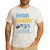 Dada Daddy Dad Bruh Fathers Day Blue Dog Men's Casual T-Shirt White