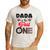 Dada Of The Fast One Car Racing Dad 1St Birthday Boy Men's Casual T-Shirt White