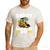 Daddy Of The Birthday Boy Dinosaur Construction Worker Truck Men's Casual T-Shirt White