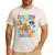Daddy Of The Shark Birthday Dad Matching Family Men's Casual T-Shirt White