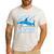 Daddy Shark T Shirt Fathers Day Family Matching Dad Men's Casual T-Shirt White
