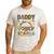Daddy Of The Wild One 1St Birthday Boy Safari Jungle Men's Casual T-Shirt White