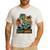 Daddysaurus T Rex Dinosaur Daddy Saurus Family Matching Dad Men's Casual T-Shirt White