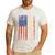 Dance Dad US American Flag Shirt Dancer Dancing Father Men Men's Casual T-Shirt White