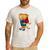 Daniel And Dad Tiger Dark Shirt Men's Casual T-Shirt White