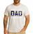 Deputy Sheriff Dad Much Cooler Fathers Day Thin Blue Line Men's Casual T-Shirt White