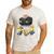 Despicable Me Minions Father's Day 1 Dad Cardboard Sign Men's Casual T-Shirt White
