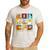 Disney Classic Father's Day Disney Dads Colorful Panels Men's Casual T-Shirt White