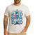 Disney Goofy Totally Rad Dad Father’s Day Surfing Distressed Men's Casual T-Shirt White