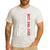 Distressed US American Flag Father Shirt Best Dad Ever Men's Casual T-Shirt White