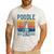 Dog Dad Vintage Poodle Dad Men's Casual T-Shirt White