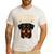 Dog Owner Dad Rottweiler Rottie Dad Men's Casual T-Shirt White