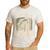 Don't Be A Dumb Bass Fish Camo American Flag Dad Jokes Men's Casual T-Shirt White