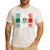 El Papa Mas Chingon Best Mexican Dad Men's Casual T-Shirt White