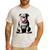 English Bulldog Bubble Gum Vintage Dog Mom Pet Dad Men's Casual T-Shirt White
