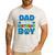 Family Matching Party Shirt Dad Of The Birthday Boy Men's Casual T-Shirt White