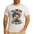 Fishing 4th July Full Time Dad Part Time Hooker On-Back Men's Casual T-Shirt White