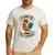 Fluent In Fowl Language Chicken Rooster Mom Dad Farm Men's Casual T-Shirt White