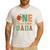 Football 1st Year One Down Dada Birthday For Dad Daddy Men's Casual T-Shirt White