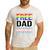 Free Dad Hugs LGBT Gay Pride Month Transgender Rainbow Flag Men's Casual T-Shirt White