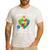 Fun Heart Puzzle Shirts Dad Autism Awareness Family Support Men's Casual T-Shirt White
