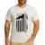 German Shepherd Dad Vintage Flag Patriotic Dog Men's Casual T-Shirt White