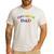 Grateful Dad Fathers Day Tie Dye Letters Shirt For Dads Men's Casual T-Shirt White