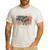 Great Dane Dad Dog Lovers American Flag 4th Of July Men's Casual T-Shirt White