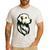Great Pyrenees Pyr Minimalist Simple Dog Mom Dad Boys Girls Men's Casual T-Shirt White