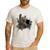 Grey Cat Torn Cloth Cat Dad Cat Mom Cat Lover Men's Casual T-Shirt White Grey Cat Torn Cloth Cat Dad Cat Mom Cat Lover Men's Casual T-Shirt White