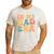 Groovy In My Dad Era Dad Father's Day Men's Casual T-Shirt White