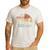 Hooked On Being Dad Fishing Dad Father's Day Men's Casual T-Shirt White