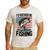 I'd Rather Be Fishing Bass Fish Dad Joke American Flag Men's Casual T-Shirt White
