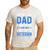 I’m A Dad Grandpa Air Force Veteran Distressed Men's Casual T-Shirt White