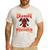 I'm Dad Grandpa Retired Firefighter Nothing Scares Me Men's Casual T-Shirt White