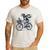 Italian Greyhound Whippet Bicycle Cycling Dog Mom Iggy Dad Men's Casual T-Shirt White Italian Greyhound Whippet Bicycle Cycling Dog Mom Iggy Dad Men's Casual T-Shirt White