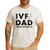 IVF Dad Retrieval Day Infertility Transfer Father Men's Casual T-Shirt White