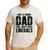 Just A Proud Dad That Didn't Raise Liberals Fun Father's Day Men's Casual T-Shirt White