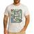 Kid Play Cars On Dad Back Race Track Mat Fathers Day Men's Casual T-Shirt White