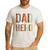 Kids Fathers Day Shirt For Son Daughter My Dad Is My Hero Men's Casual T-Shirt White