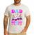 Let's Roll Dad Of The Birthday Girl Roller Skate Birthday Men's Casual T-Shirt White
