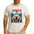 Light Golden Retriever Jowls Top Paws Cream Lab Dog Mom Dad Men's Casual T-Shirt White