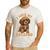 I Love My Cavapoo For Mom Dad Kids Men's Casual T-Shirt White