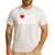 I Love I Heart Hot Dads Shirt Men's Casual T-Shirt White