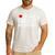 I Love Hot Dads With Beards And Tattoos I Heart Hot Dads Men's Casual T-Shirt White